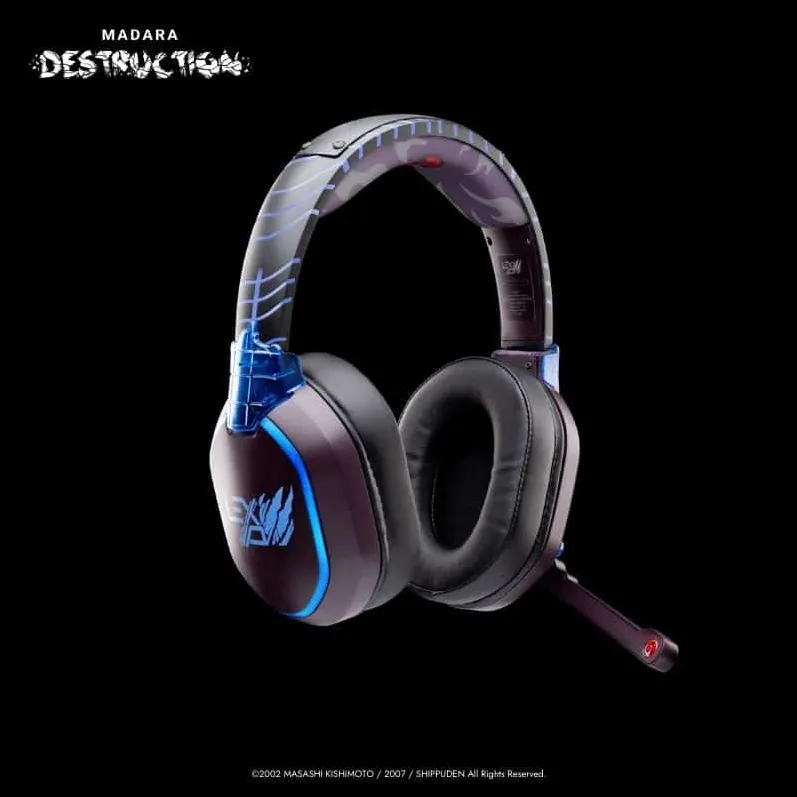 Casti wireless Microsoft Xbox Wireless Headset + mouse LEXIP Madara design Naruto Shippuden