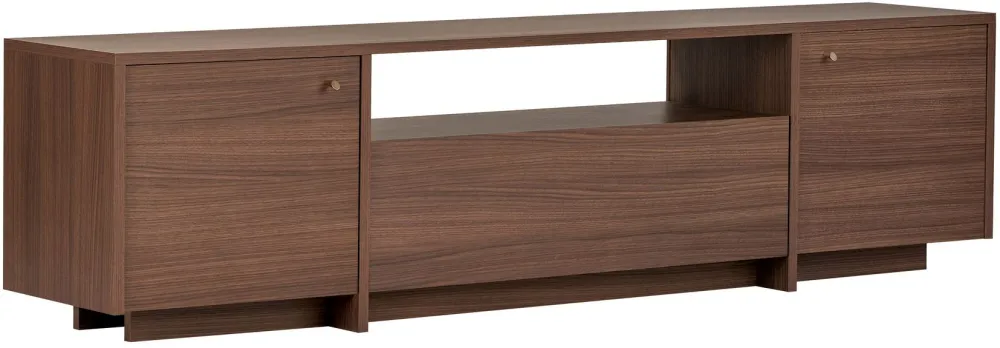 Comodă TV Hanah Home Alvar, Nuc Milano