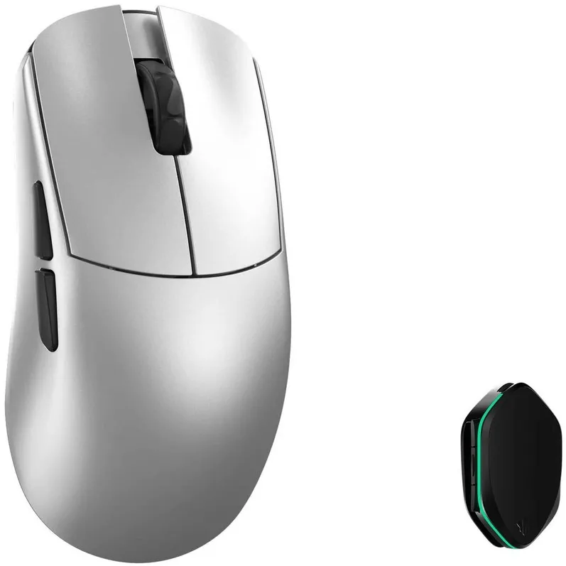 Mouse wireless gaming WL Mouse YING Magnesium PAW3950HS 8K polling argintiu