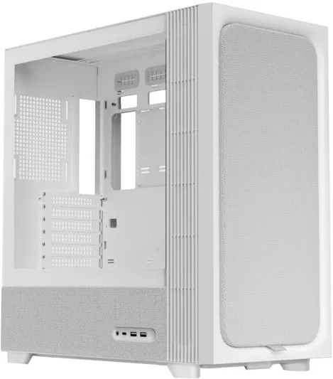 Carcasa PC TRYX FLOVA F50, Midi-Tower, ATX, Tempered Glass - Alb