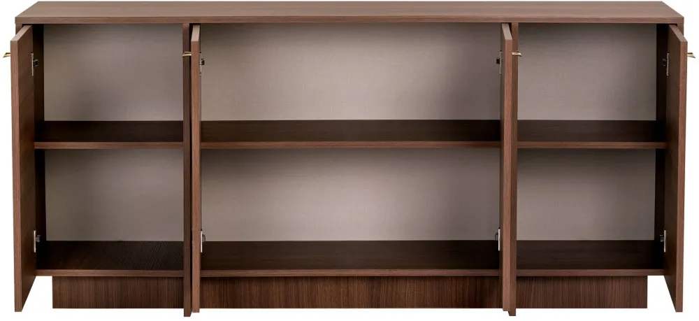 Consolă Hanah Home Varen, Nuc Milano