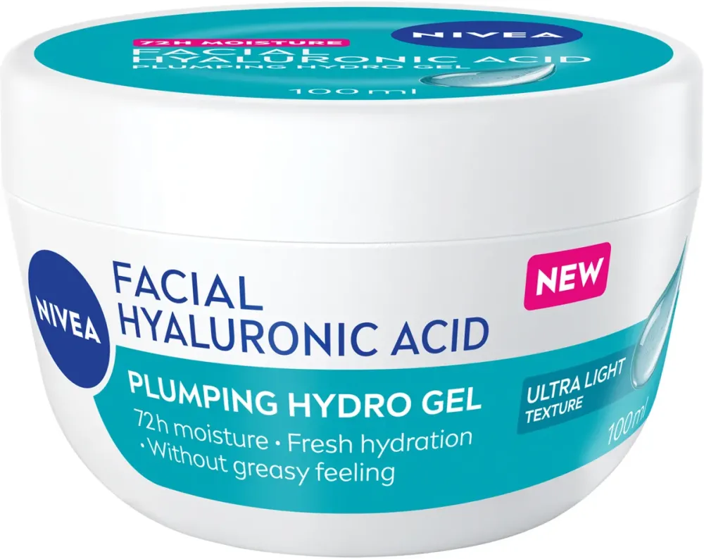Gel hidratant Nivea Facial cu Acid Hialuronic 100 ml