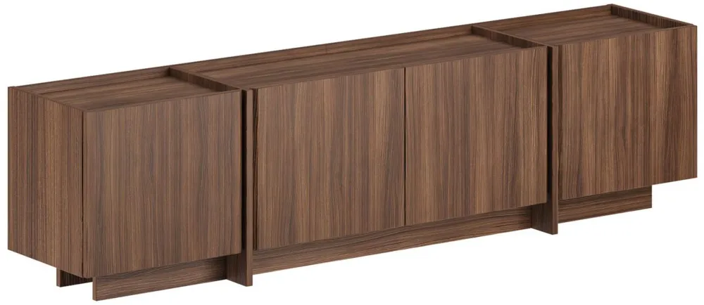 Comodă TV Hanah Home Lowen, Nuc Milano