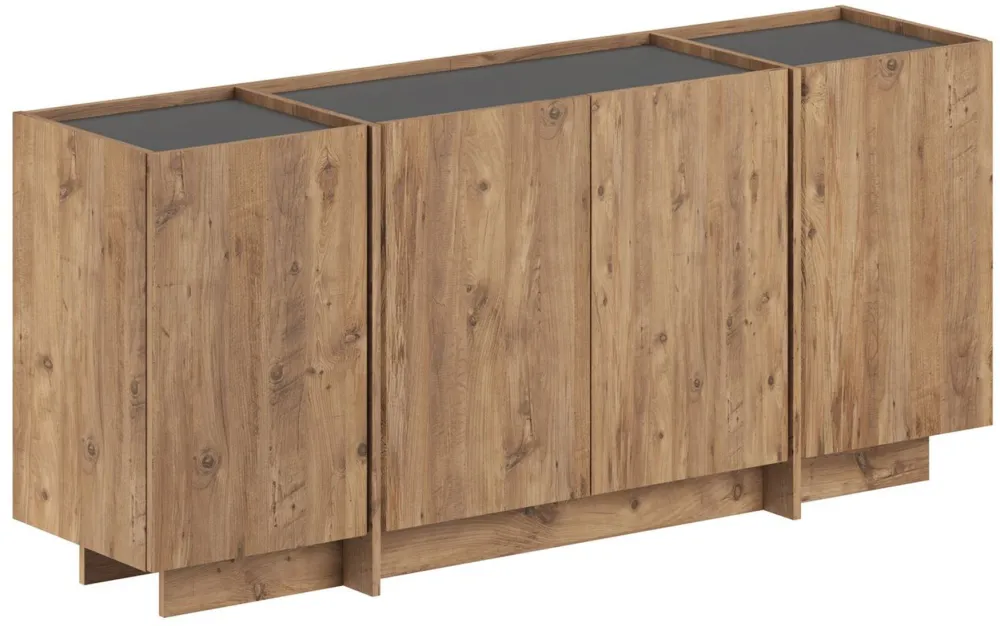 Consolă Hanah Home Dorma, Pin Atlantic / Antracit