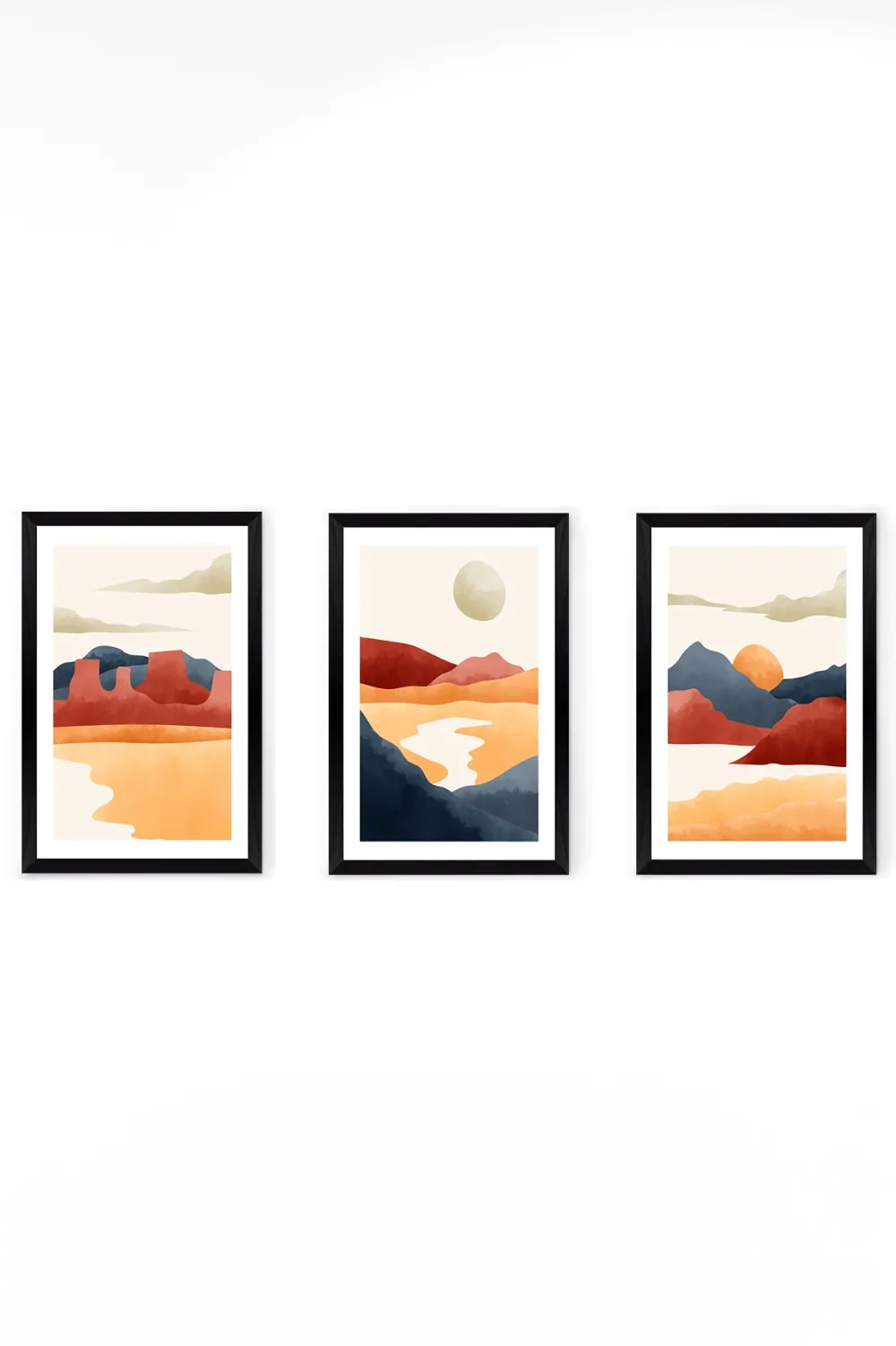 Set tablouri decorative (3 piese) Wallity Artsycllct31, Multicolor