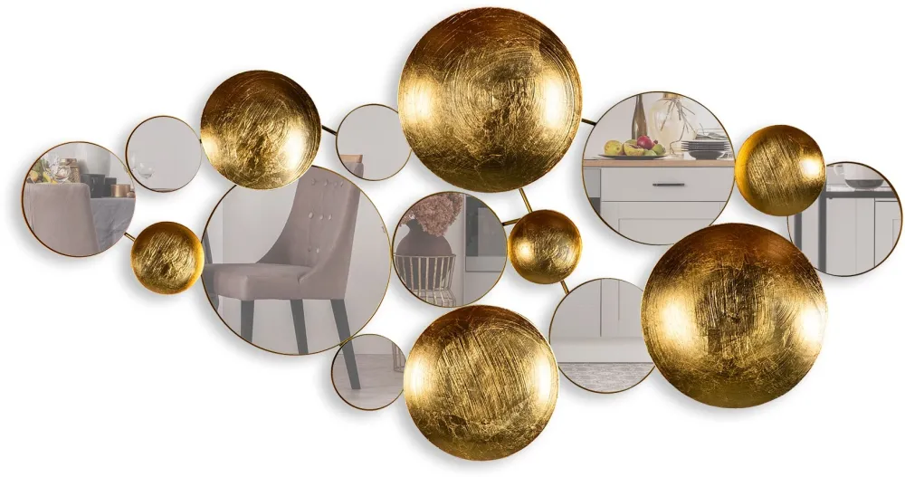 Decorațiune de perete din metal Wallity Infinity - 1, Multicolor
