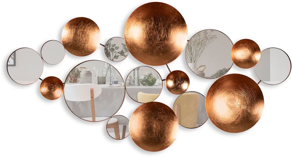 Decorațiune de perete din metal Wallity Infinity - 2, Multicolor
