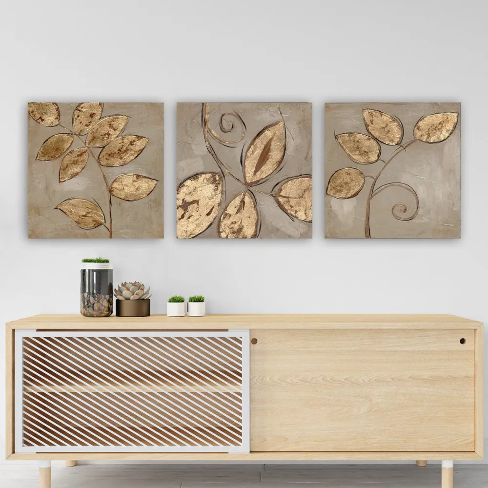 Tablou canvas (3 piese) Wallity 3P5780, Multicolor