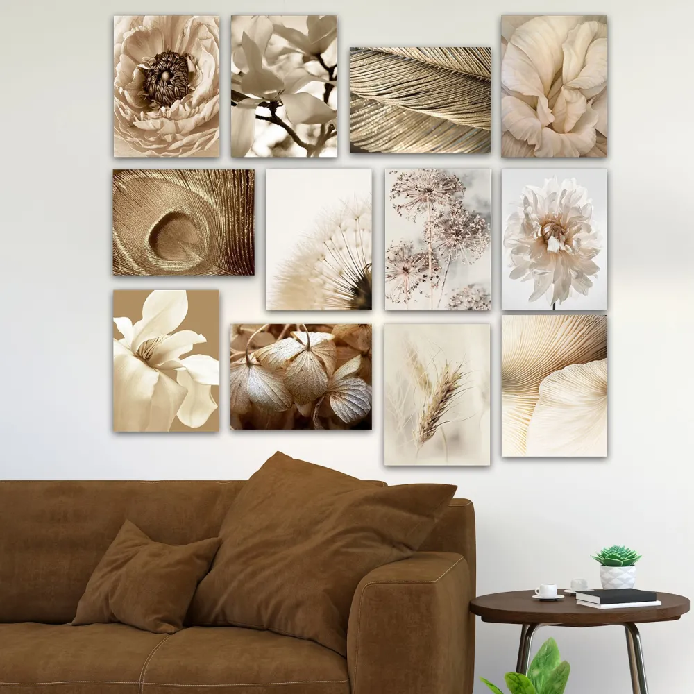 Tablou MDF (12 piese) Wallity 12MDF33YS, Multicolor