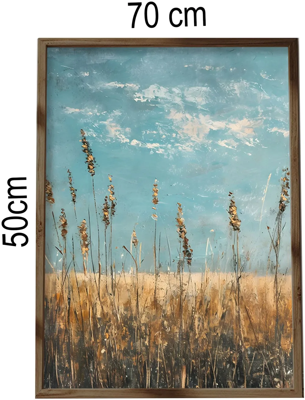 Tablou MDF cu ramă Wallity AI122, Multicolor