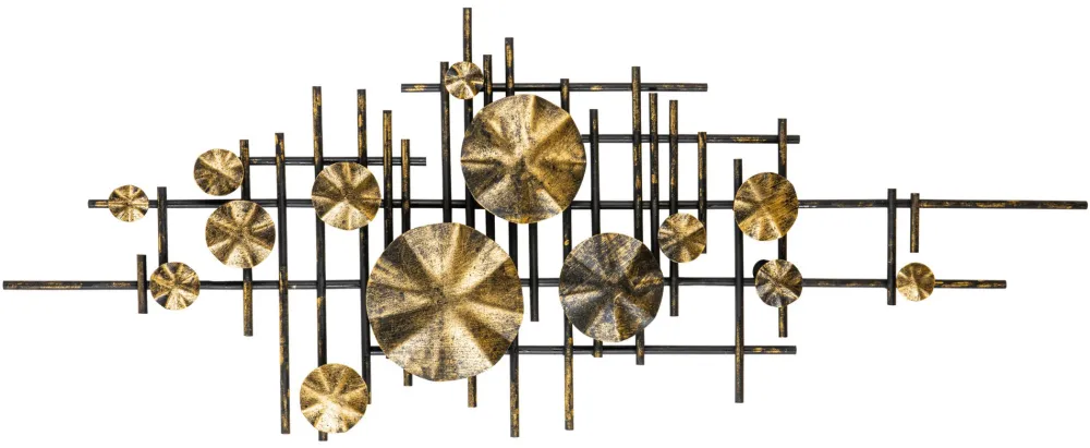 Decorațiune de perete din metal Wallity Mihrimah, Multicolor