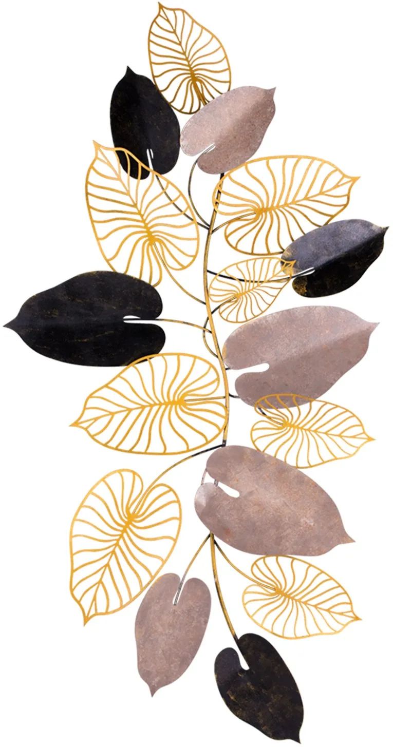 Decorațiune de perete din metal Wallity Furize, Multicolor