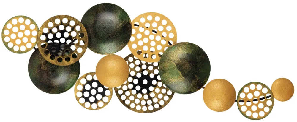 Decorațiune de perete din metal Wallity Bronte - CH103-5, Multicolor