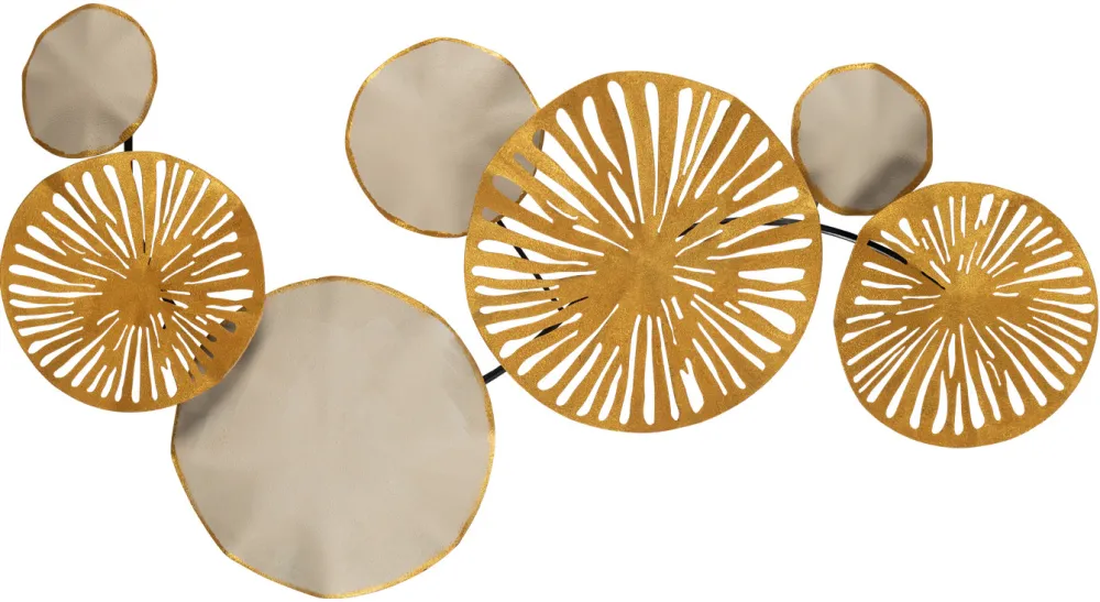 Decorațiune de perete din metal Wallity Astrid - CH102-3, Multicolor