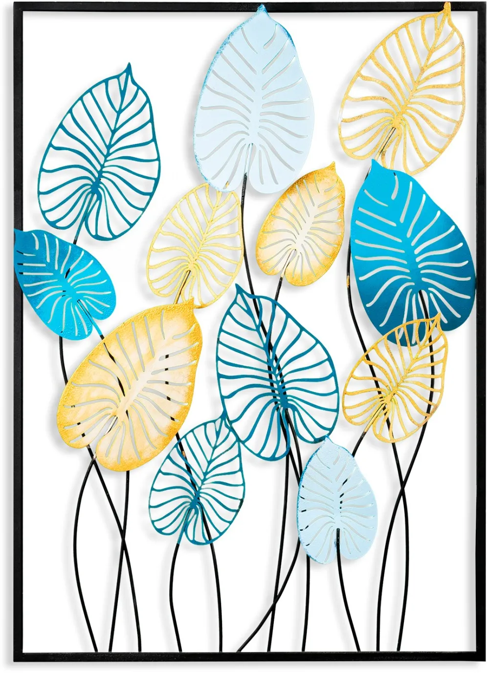 Decorațiune de perete din metal Wallity Atmi 2, Multicolor