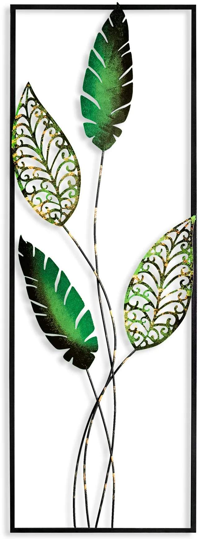 Decorațiune de perete din metal Wallity Timeyi 3, Multicolor