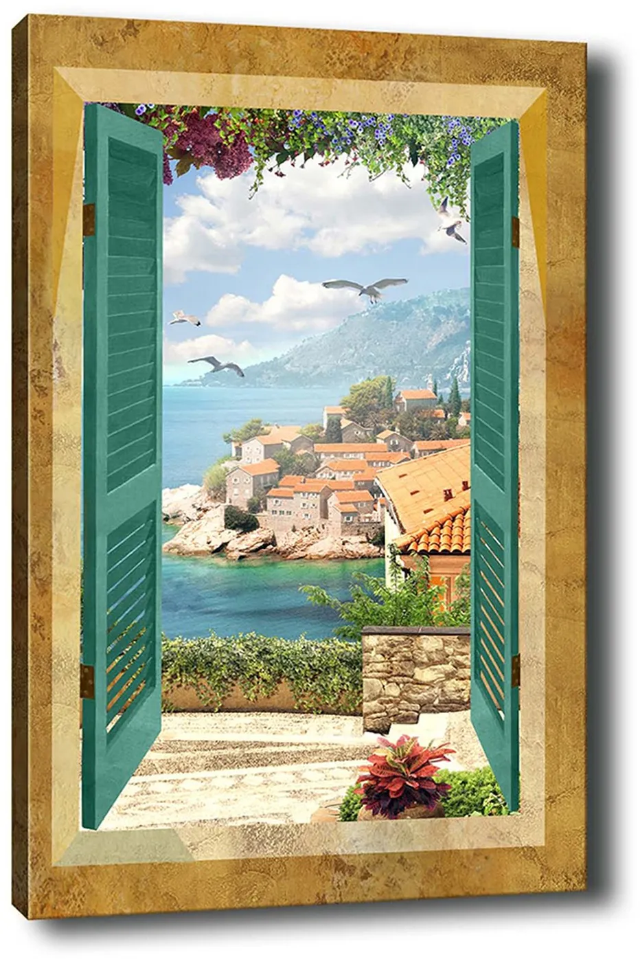 Tablou canvas Wallity Kanvas Tablo (50 x 70) - 228, Multicolor