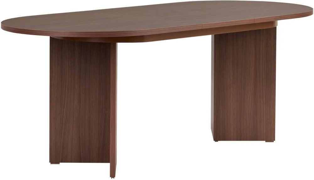 Masă de dining extensibilă Hanah Home Sorell, Nuc Milano