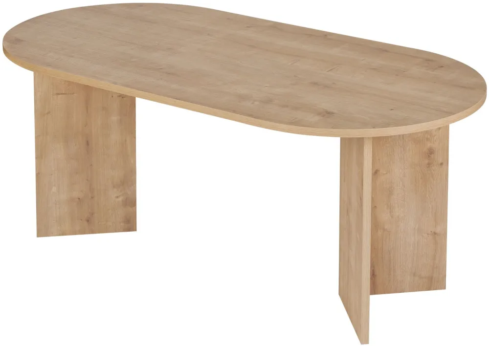 Masă de dining Hanah Home Sablin, Stejar Sapphire