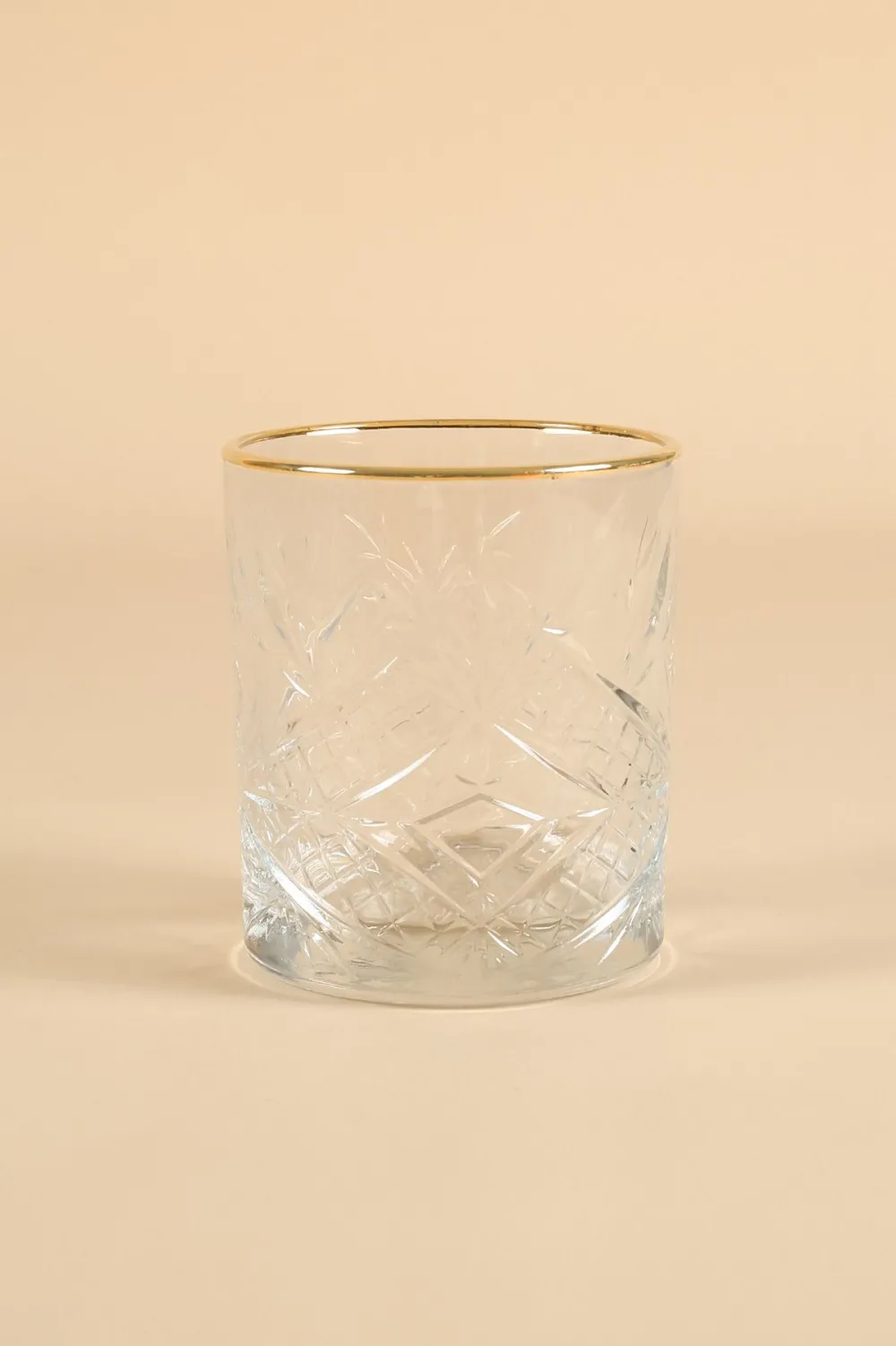 Set pahare (4 piese) Hermia Lumiere 350, Auriu / Transparent