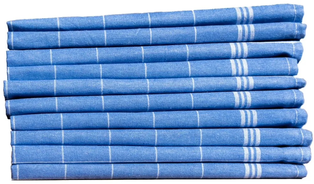 Set prosoape de bucătărie (10 piese) Hermia Juno, Albastru / Alb