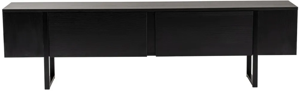 Comodă TV Hanah Home Serenity, Lemn negru / Negru