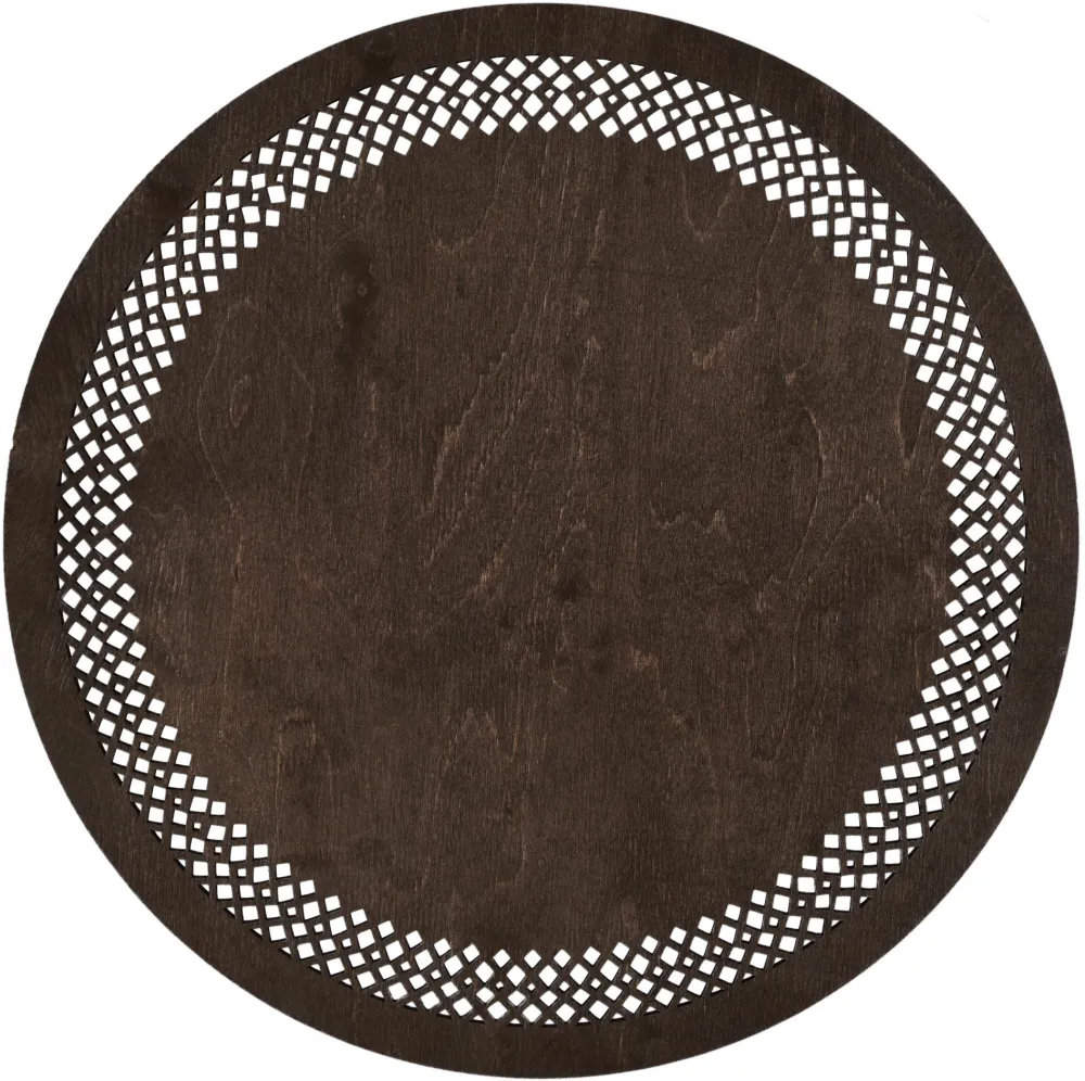 Set suporturi de masă din lemn (4 piese) Hermia Seljuk, Wenge