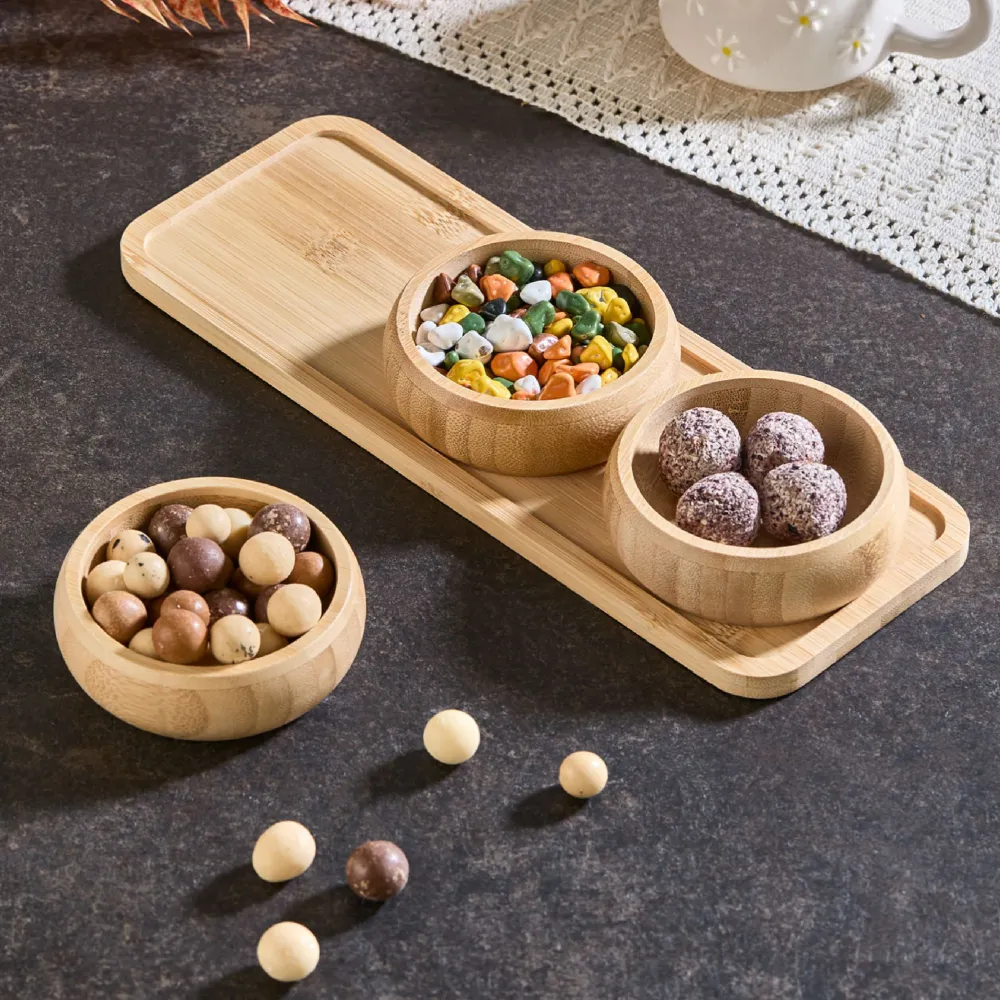 Set boluri pentru aperitive (4 piese) Hermia Acero-32119, Multicolor