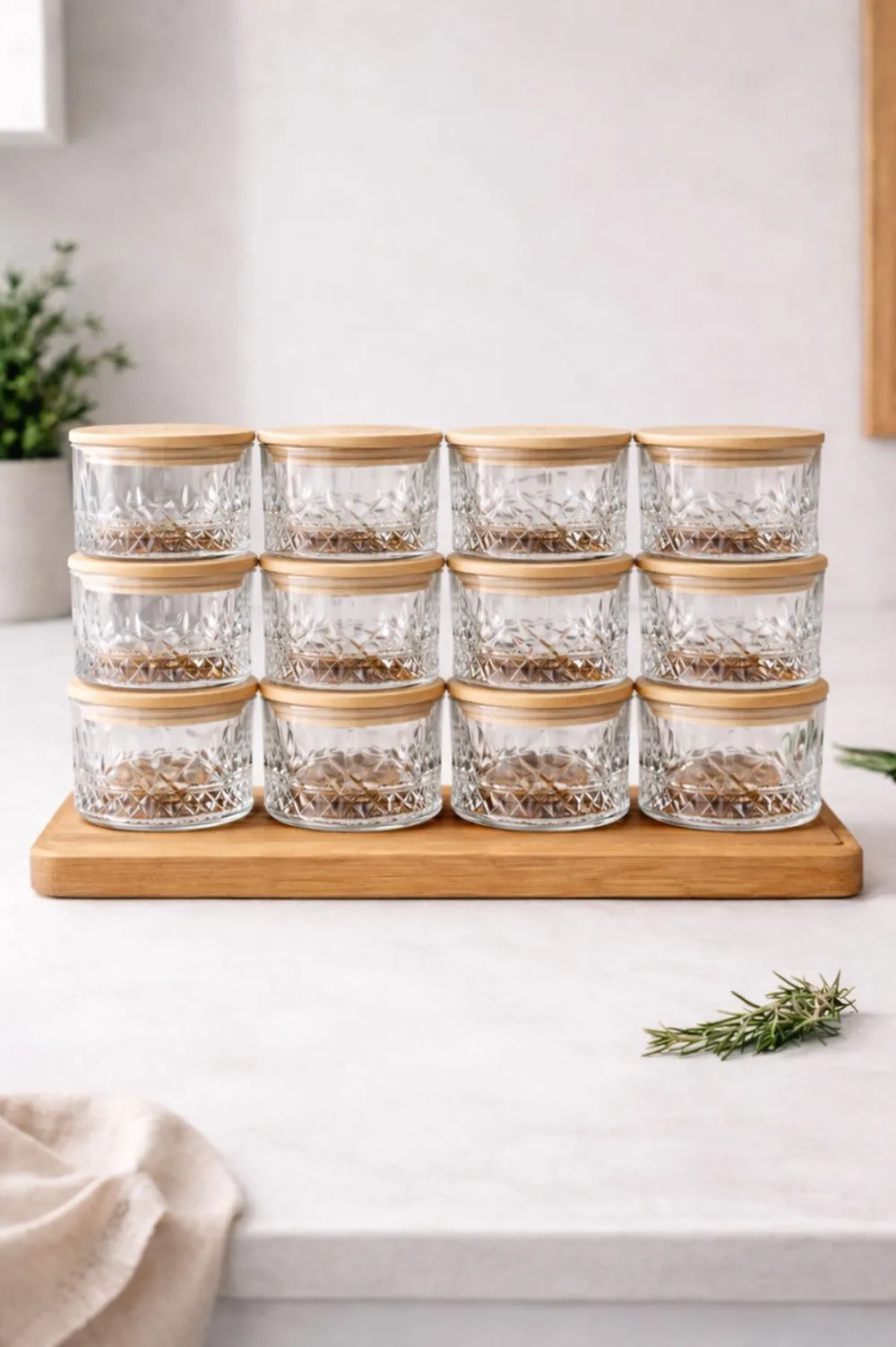Set cutii de depozitare (13 piese) Hermia F10263, Transparent