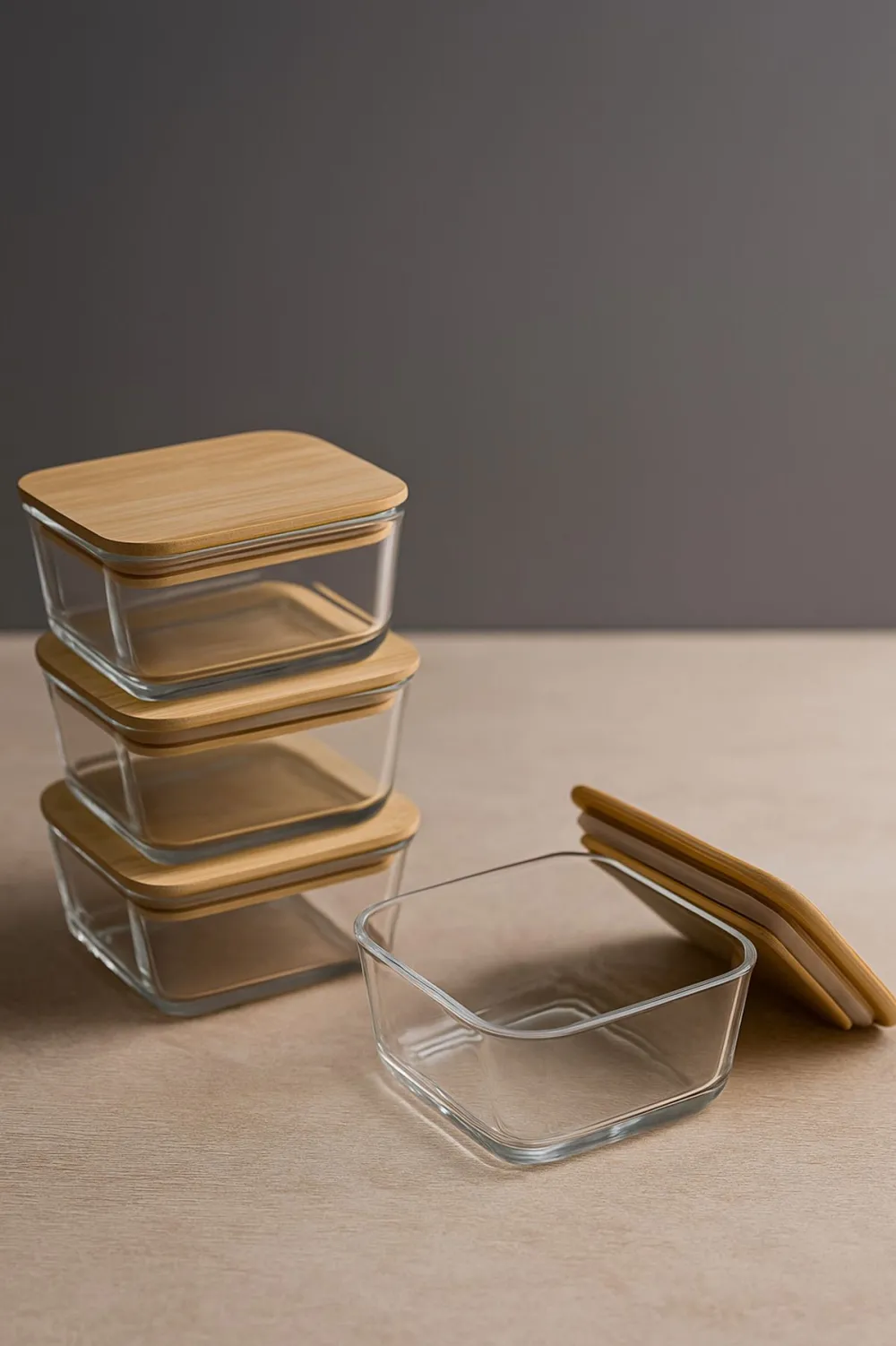 Set cutii de depozitare (8 piese) Hermia F10000181, Transparent