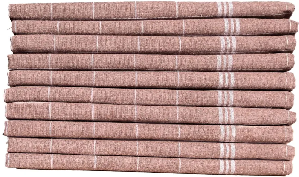 Set prosoape de bucătărie (10 piese) Hermia Juno, Maro / Alb