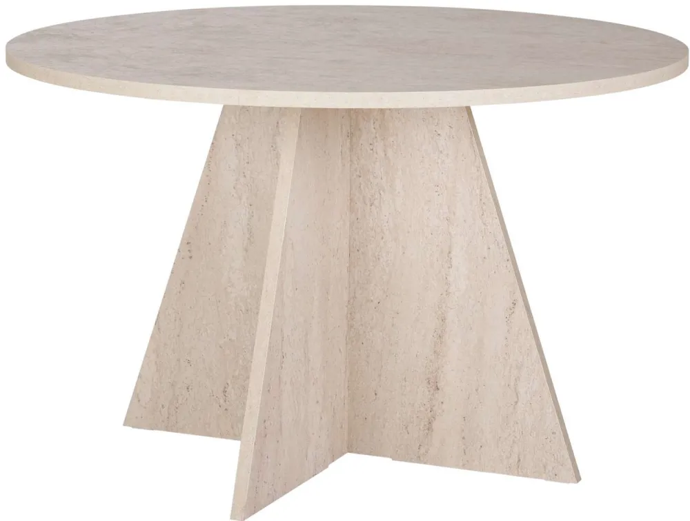 Masă de dining Hanah Home Virella, Travertin