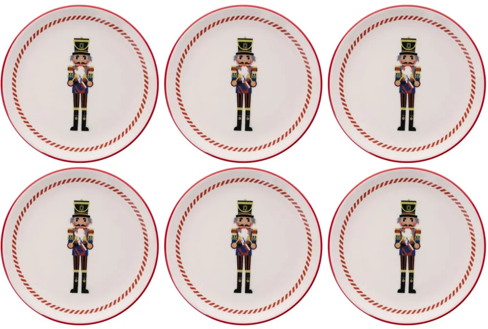 Set farfurii desert (6 piese) Hermia Soldier, Multicolor