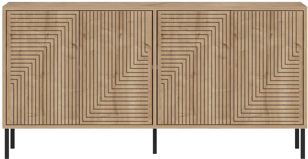 Consolă Hanah Home Evolet, Stejar Sapphire