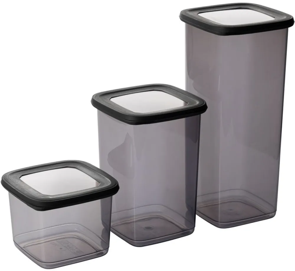 Set cutii de depozitare (24 piese) Hermia BNMPOLYAS24-51217SRG, Antracit