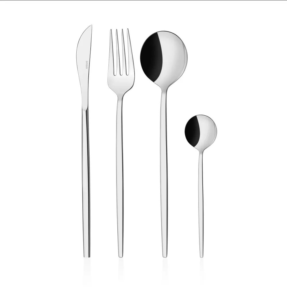 Set tacâmuri (24 piese) Hermia Mokka24, Crom