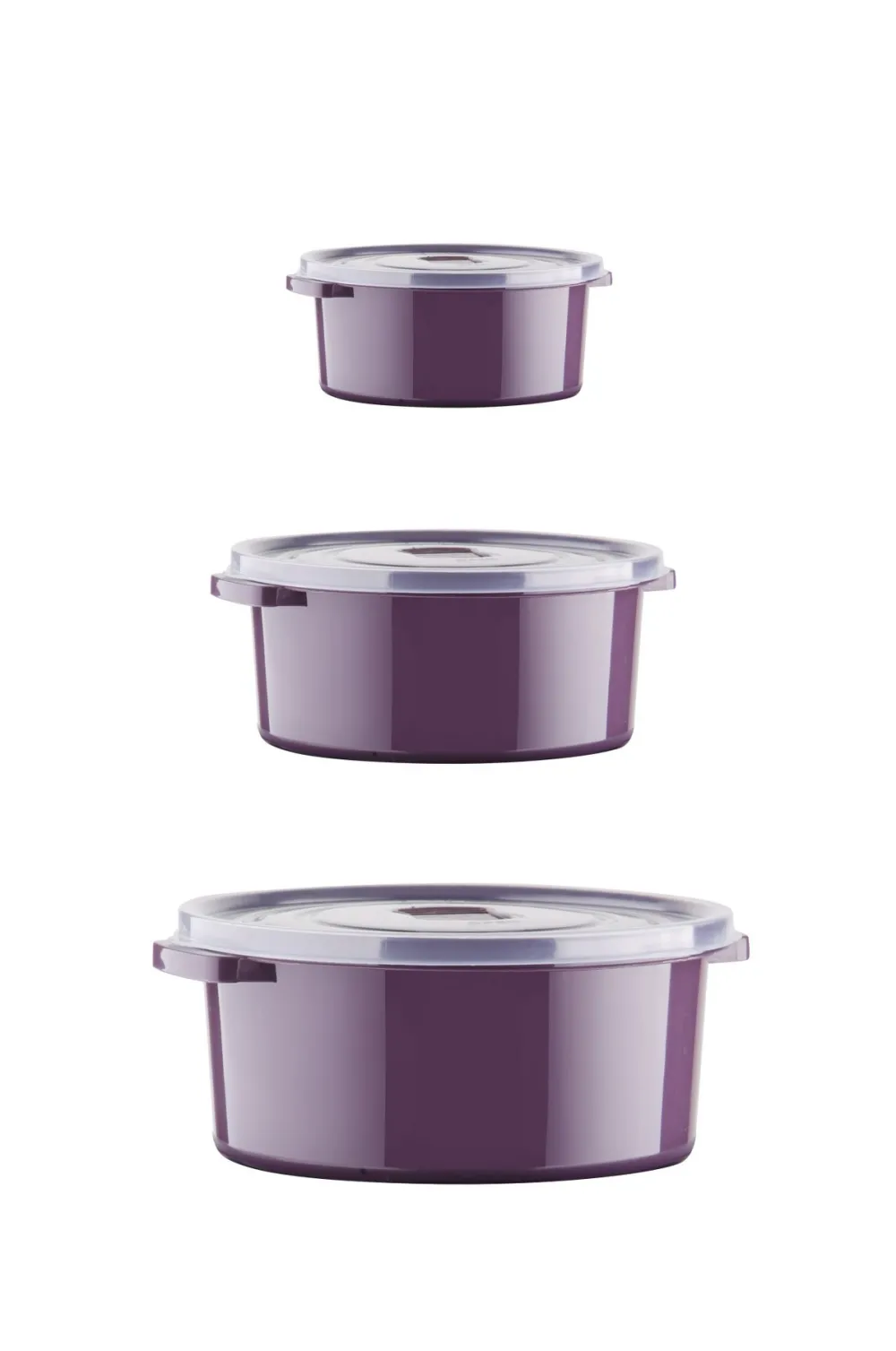 Set cutii de depozitare (12 piese) Hermia SILPUR12-512, Mov