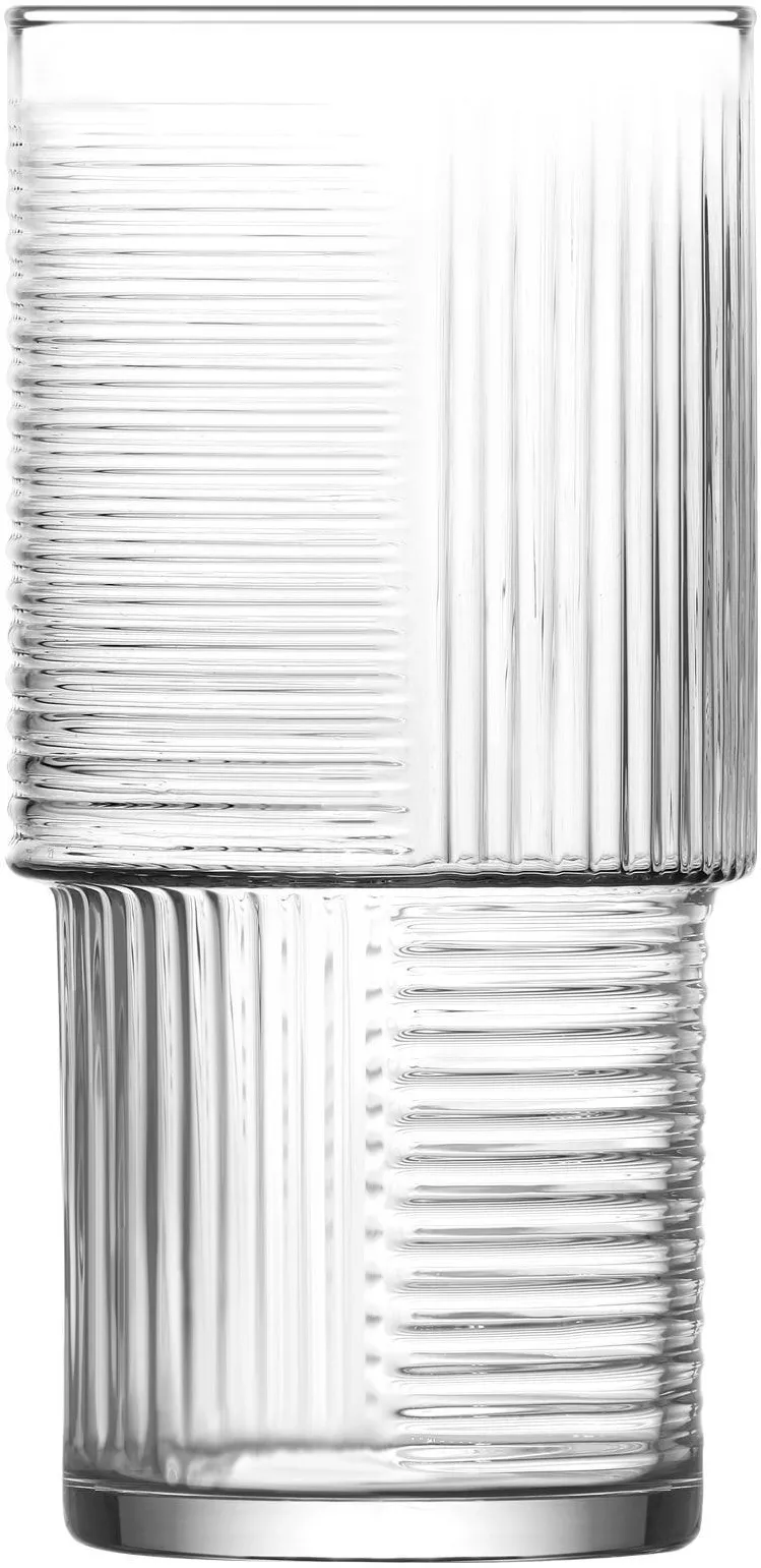 Set pahare (6 piese) Hermia LV-HLN376F, Transparent