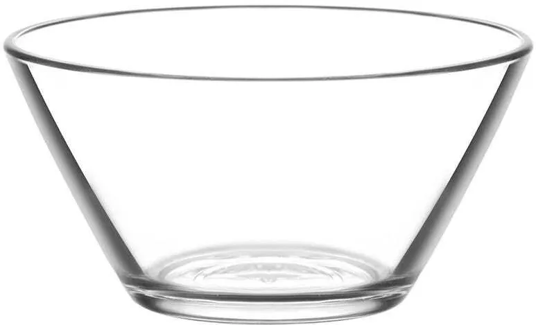 Set boluri din sticlă (6 piese) Hermia LV-VEG267F, Transparent