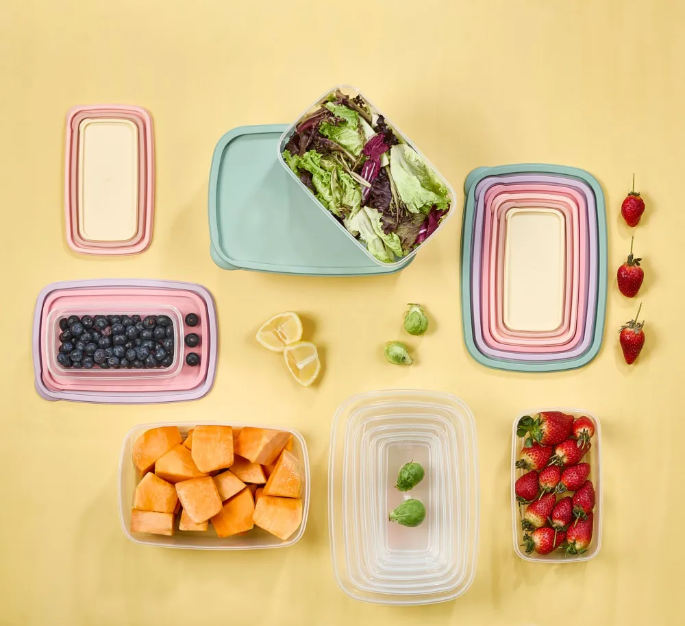 Set cutii de depozitare (6 piese) Hermia Org-400-1, Multicolor