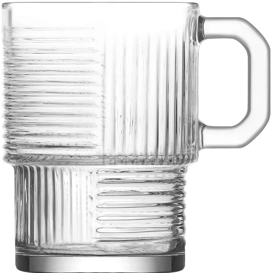 Set pahare (6 piese) Hermia LV-HLN427F, Transparent