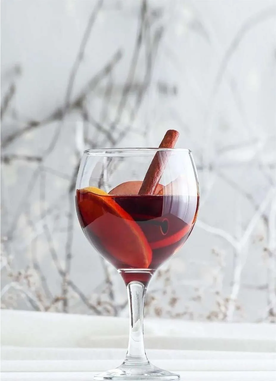 Set pahare de vin (6 piese) Hermia LV-MIS549F, Transparent