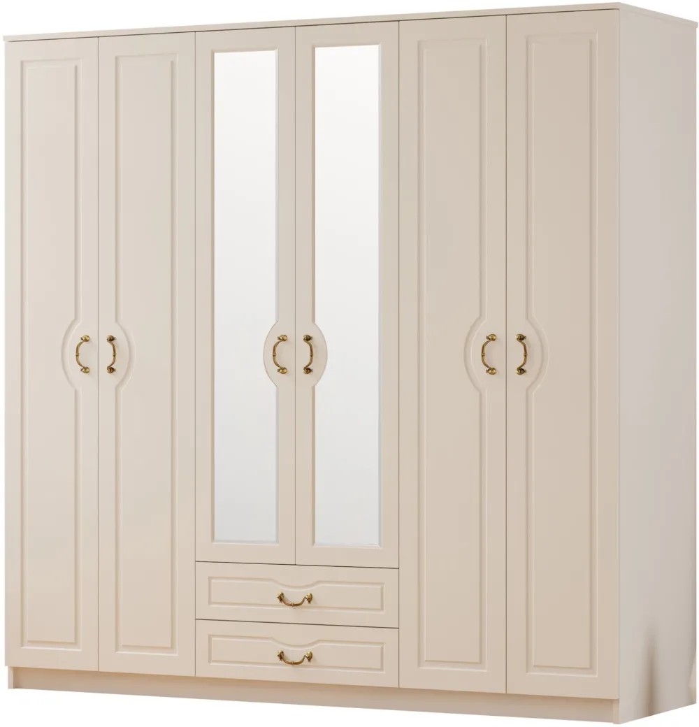 Dulap Hanah Home Yağmur - Rb-178, Alb mat