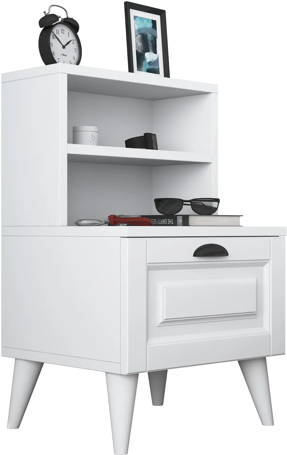 Noptieră Hanah Home BD105 - 2785, Alb