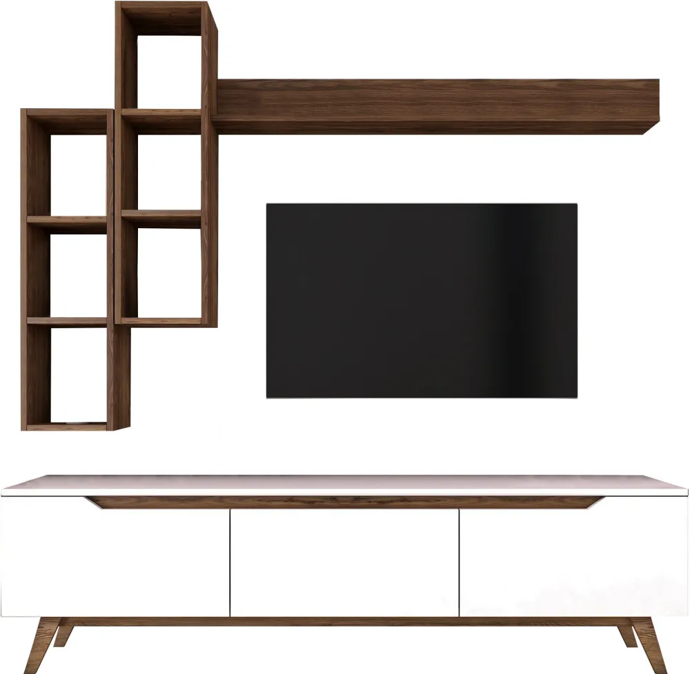 Ansamblu TV Hanah Home M16 - 804, Alb / Nuc