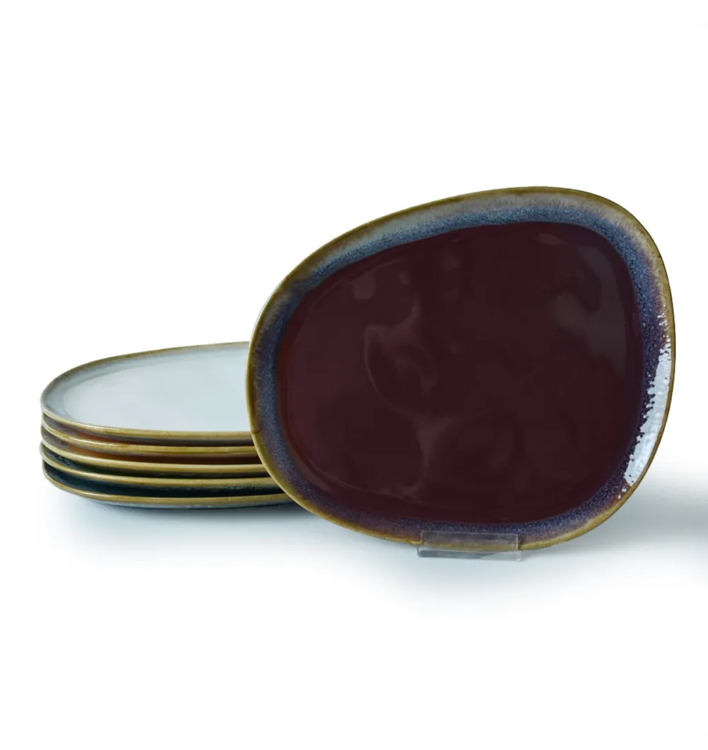 Set farfurii de servire (6 piese) Hermia X000155100000000000000000, Multicolor