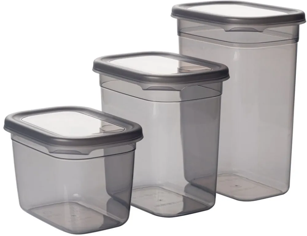 Set cutii de depozitare (15 piese) Hermia BNMPEGYAR15-81115, Antracit