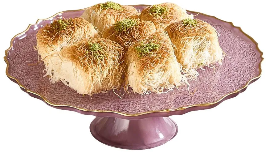 Platou pentru prăjituri Hermia Goblen, damson