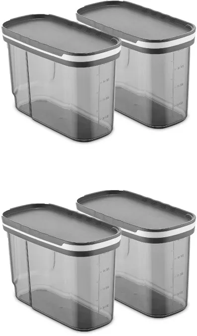 Set cutii de depozitare (4 piese) Hermia BNMSRGAR04-12, Antracit