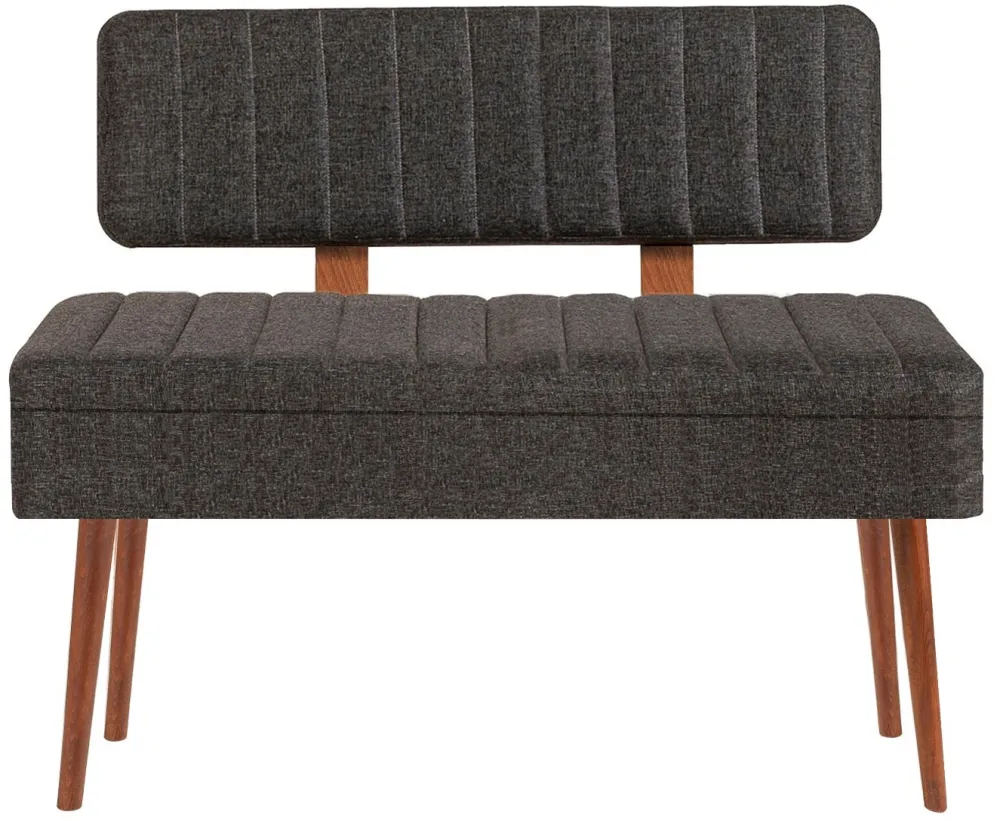 Bancă Hanah Home Vina 1053 - 1 - Anthracite, Walnut, Nuc / Antracit